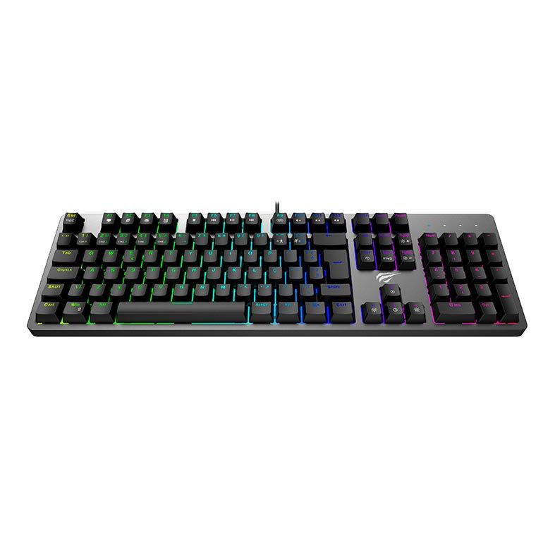 Teclado Mecanico Havit KB492L RGB Switch Brown, HV-KB492L-BROWN