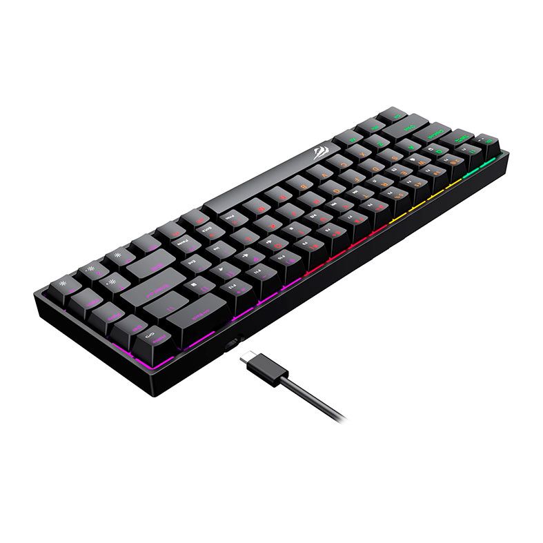 Teclado Mecanico Havit KB881L, RGB, Switch Azul, Preto, HV-KB881L