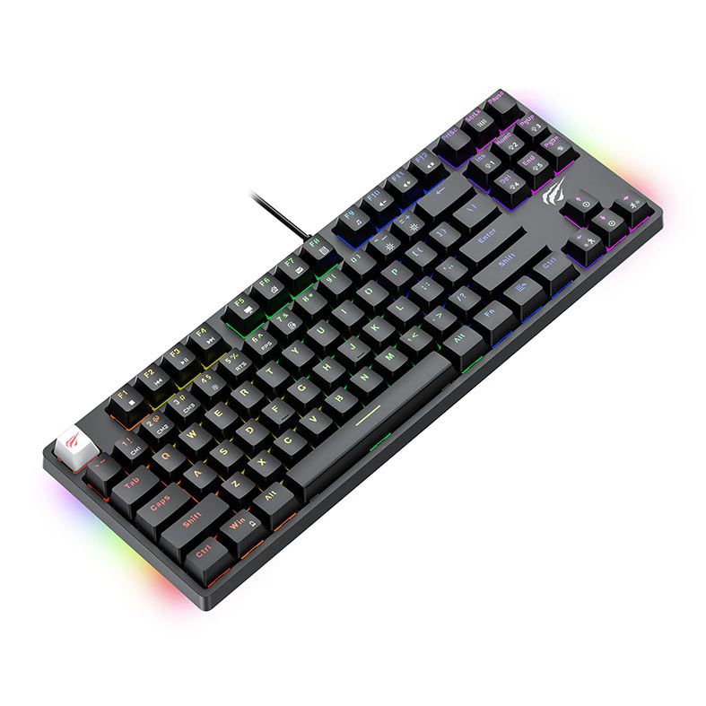 Teclado Mecanico Havit KB890L, 75%, RGB, Preto, HV-KB890L