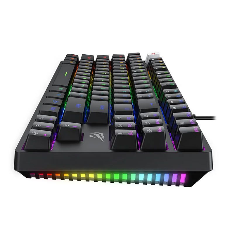 Teclado Mecanico Havit KB890L, 75%, RGB, Preto, HV-KB890L