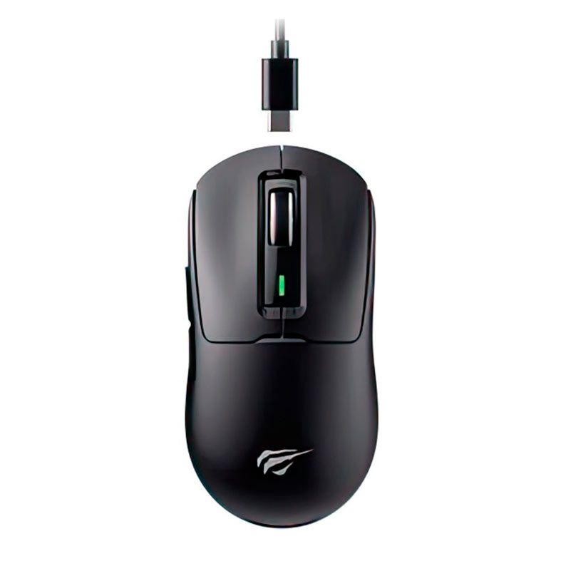 Mouse Gamer Havit MS969SE, 8000DPI, 6 Botoes, Wireless, Preto, HV-MS969SE