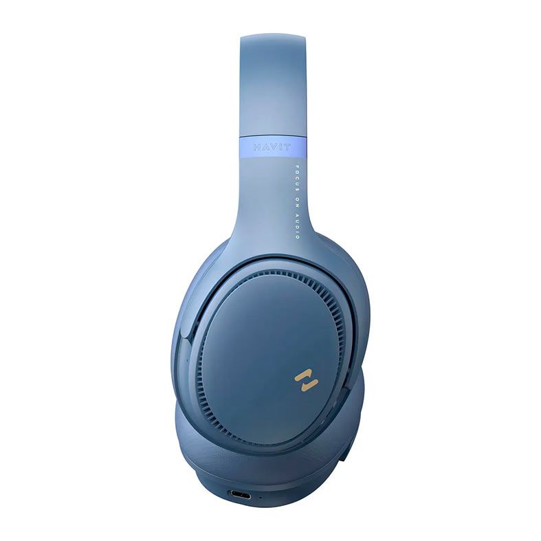Headphone Havit H630BT, Drivers 40mm, Bluetooth, Azul, HVBT-H630BT-BU