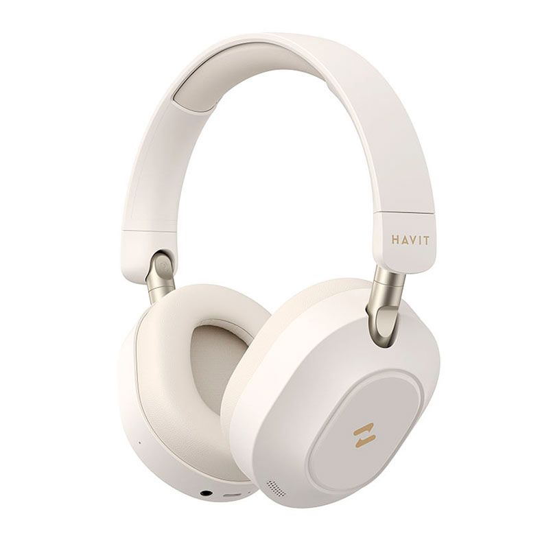 Headphone Havit H668BT, Drivers 40mm, Bluetooth, Bege, HVBT-H668BT-BE