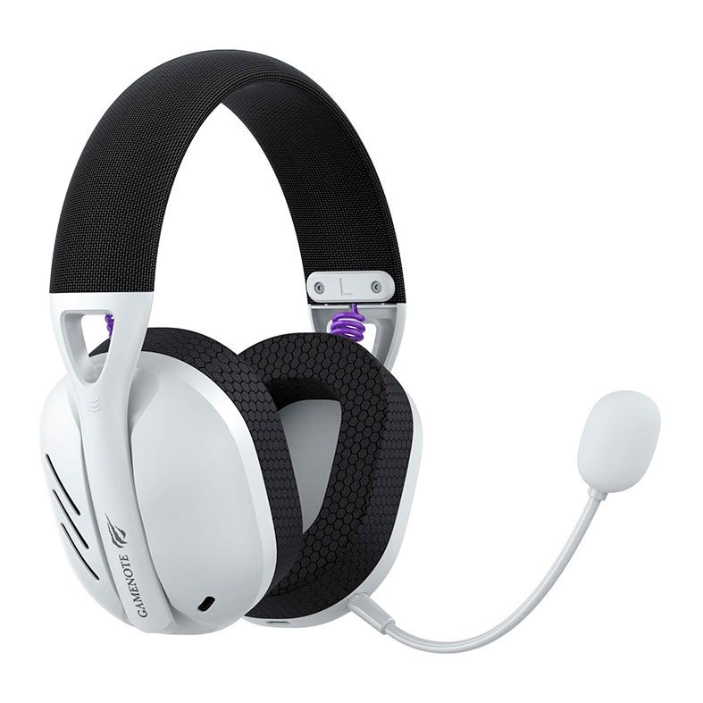 Headset Gamer Havit Gamenote Fuxi-H3, Drivers 40mm, Wireless, Preto e Branco, HVGMH-FUXI-H3-WB