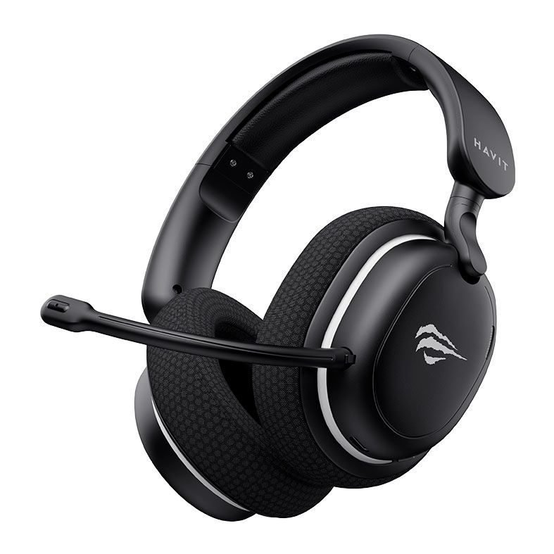 Headset Gamer Havit Fuxi H7SE, Drivers 40mm, Bluetooth, Preto e Branco, HVGMH-FUXI-H7SE-BW