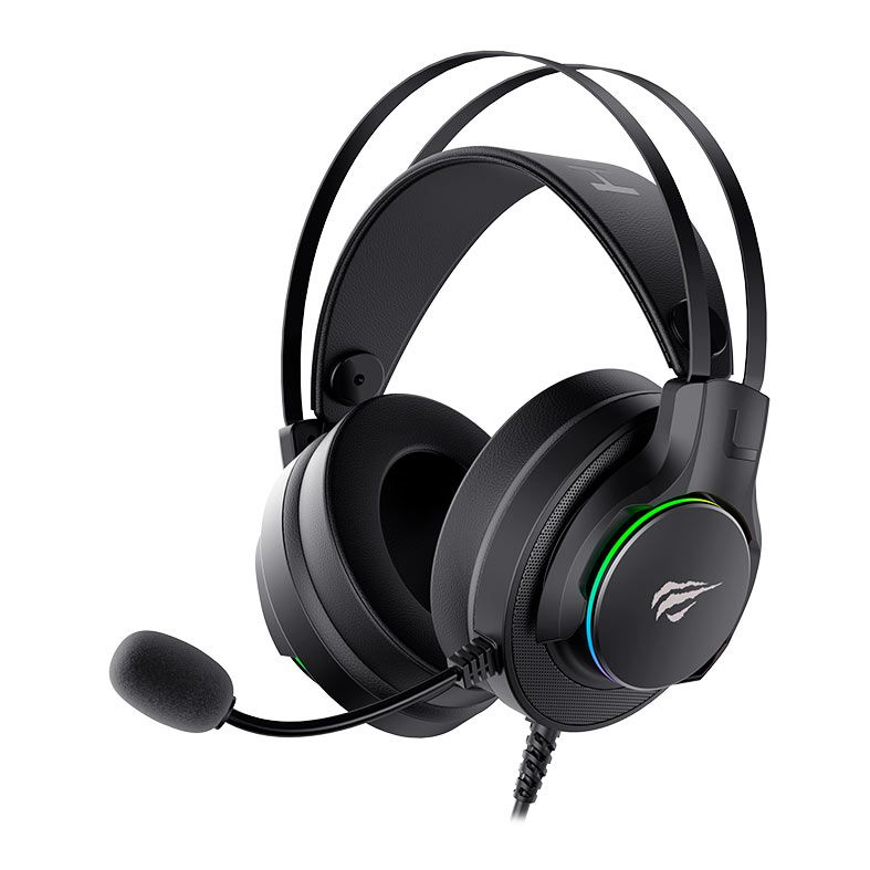 Headset Gamer Havit H2007U, RGB, Drivers 50mm, Preto, HVMGH-H2007U-BK