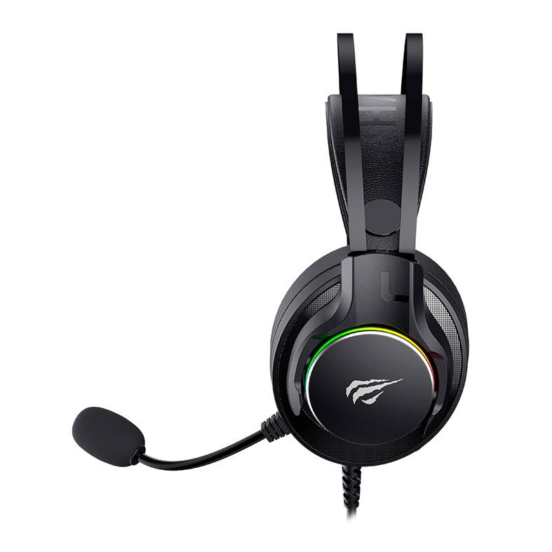 Headset Gamer Havit H2007U, RGB, Drivers 50mm, Preto, HVMGH-H2007U-BK