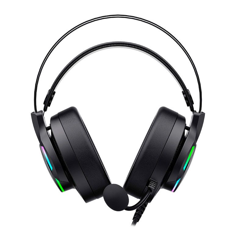 Headset Gamer Havit H2007U, RGB, Drivers 50mm, Preto, HVMGH-H2007U-BK