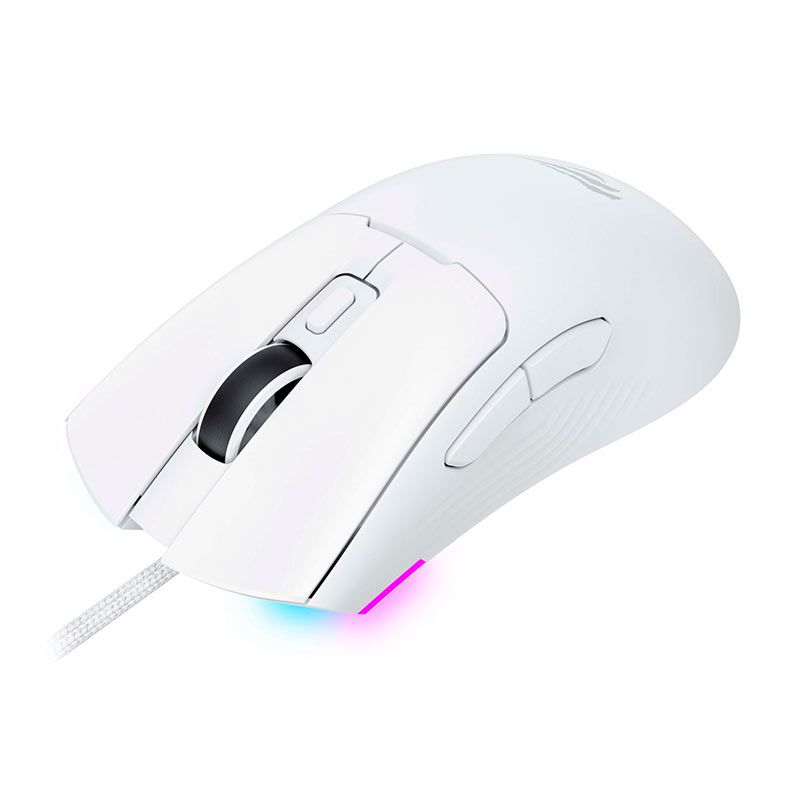 Mouse Gamer Havit MS966WH, RGB, 12000DPI, 7 Botoes, Branco, HVMS-MS966-WH