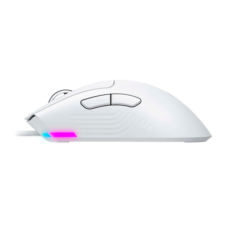 Mouse Gamer Havit MS966WH, RGB, 12000DPI, 7 Botoes, Branco, HVMS-MS966-WH