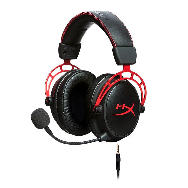 Headset Gamer HyperX Cloud Alpha Preto/Vermelho, HX-HSCA-RD/AM