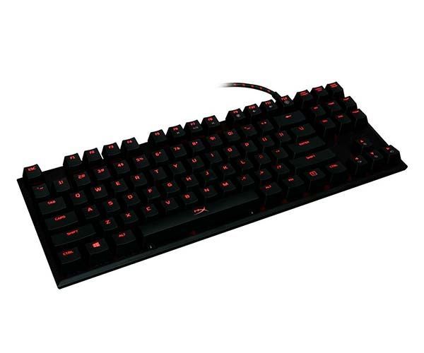 Teclado Kingston HyperX Mecânico Alloy FPS Pro Cherry MX Vermelho Led Vermelho, HX-KB4RD1-US/R2