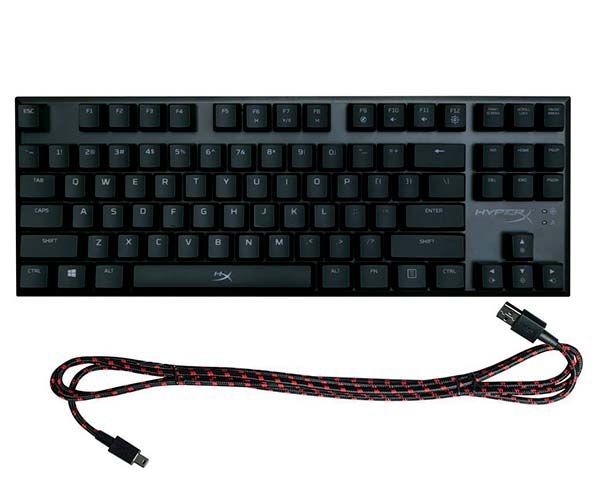 Teclado Kingston HyperX Mecânico Alloy FPS Pro Cherry MX Vermelho Led Vermelho, HX-KB4RD1-US/R2