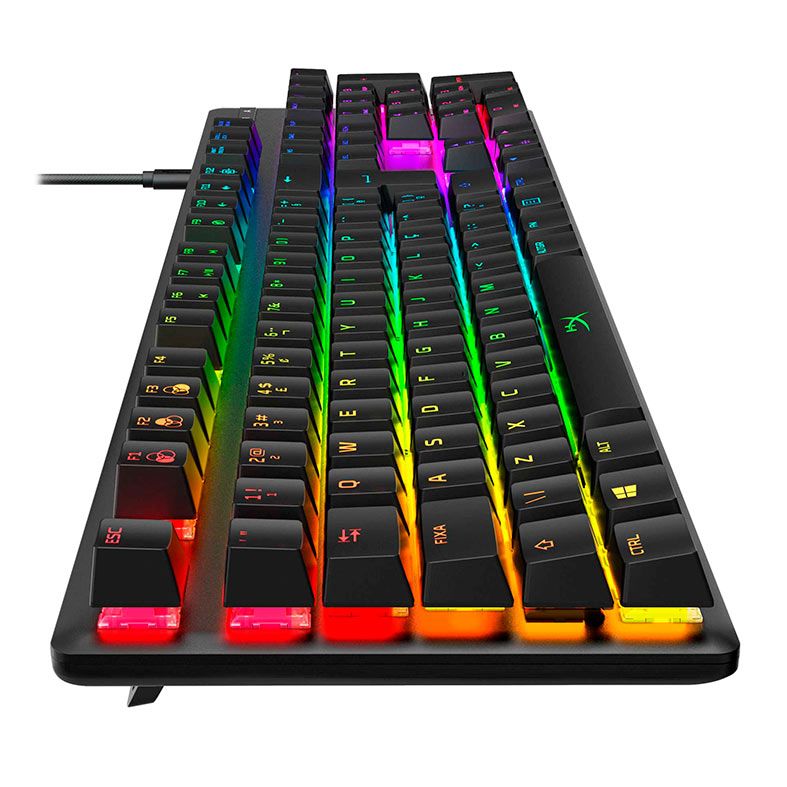 Teclado Mecanico Gamer HyperX Alloy Origins, RGB, ABNT2, Switch Azul, Preto, HX-KB6BLX-BR