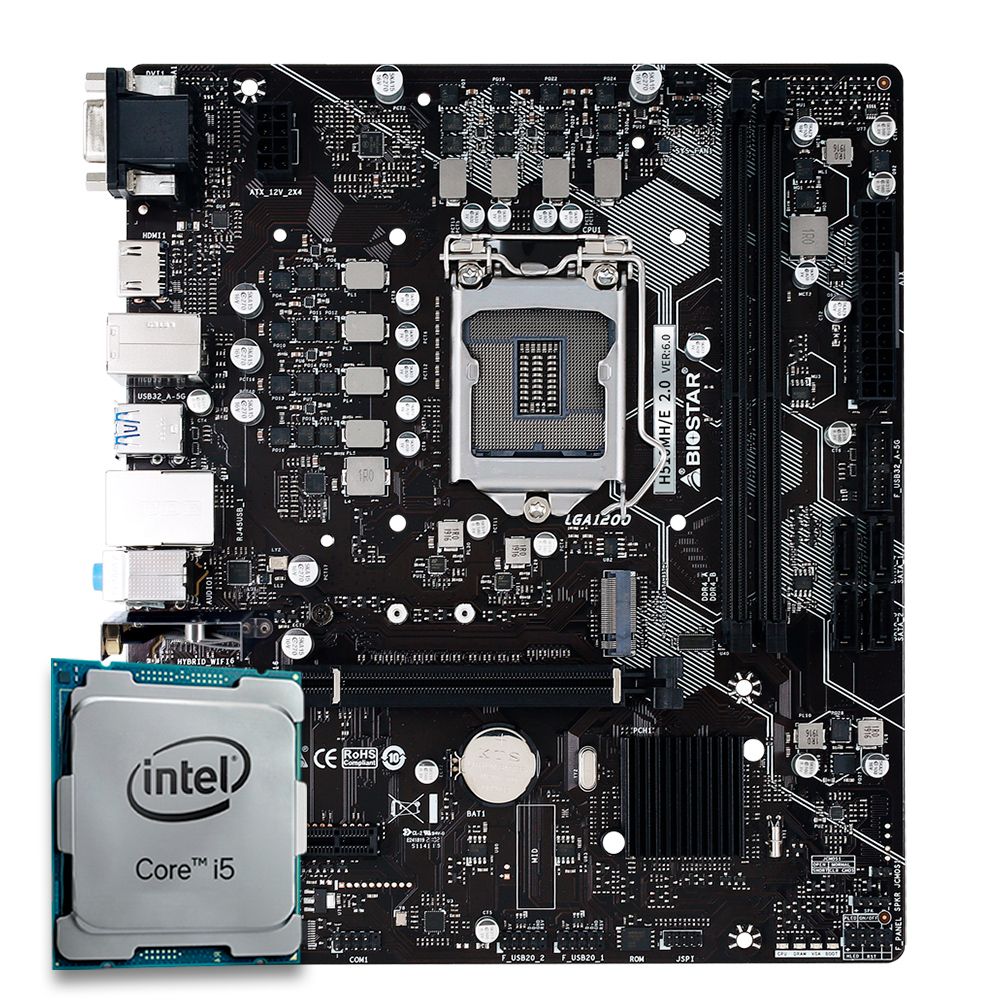 Pichau Kit Upgrade, Intel i5-10400F, H510M DDR4, Cooler
