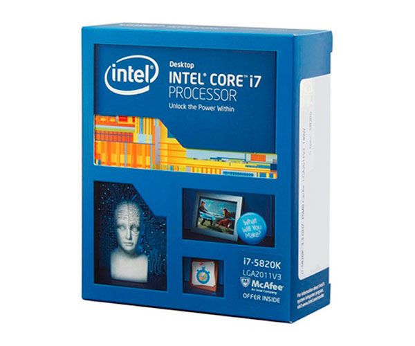 Processador Intel Core I7-5820K Haswell-E, 3.3GHz, 15MB, Six-Core