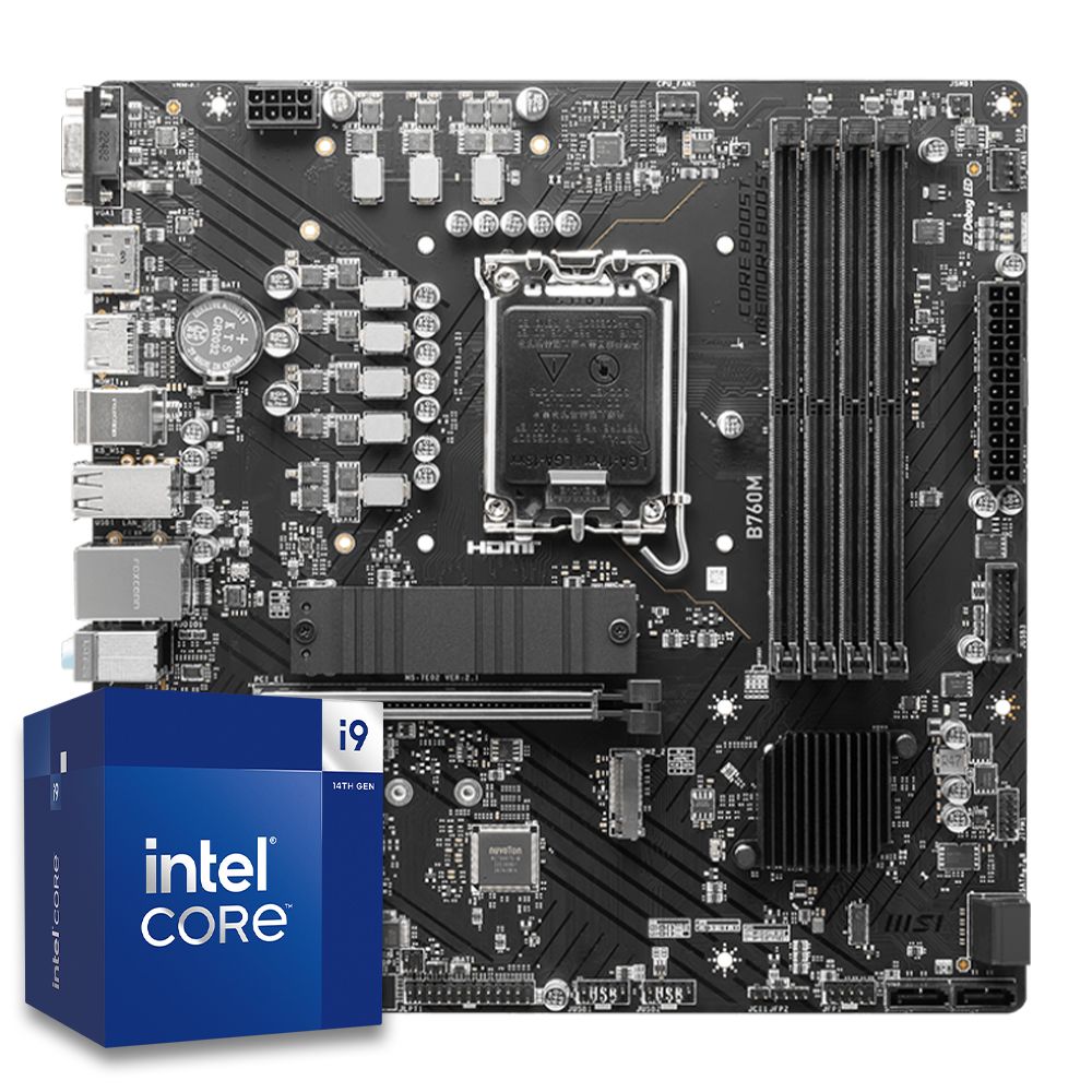 Pichau Kit Upgrade, Intel i9-14900KF, B760M DDR5