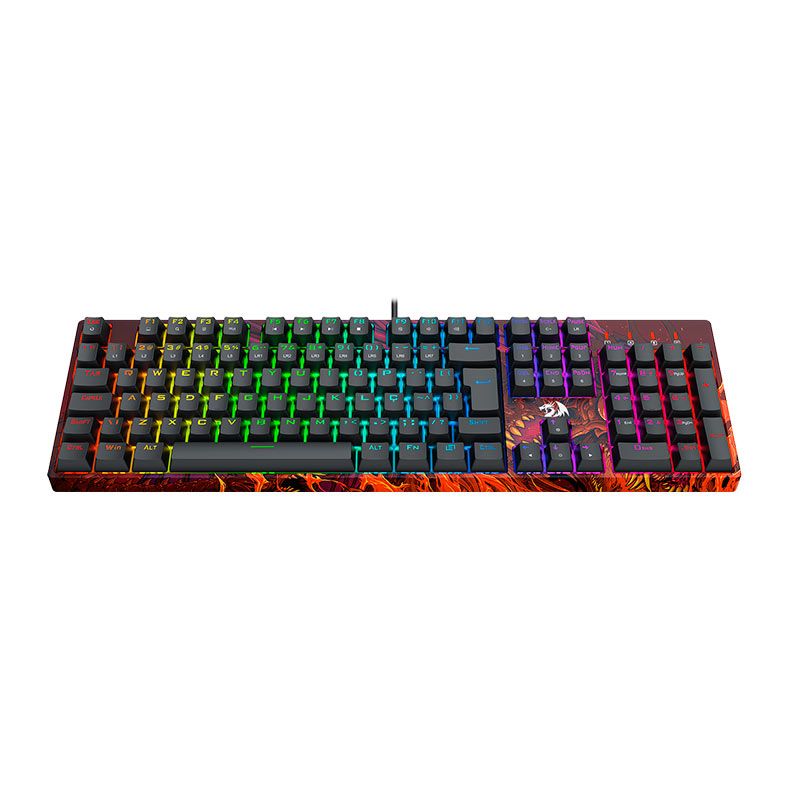 Teclado Mecanico Redragon Infernal Viserion, RGB, Switch Marrom, Preto, ID582-V2