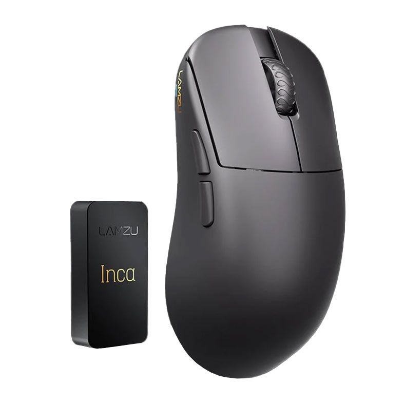 Mouse Gamer Lamzu Inca, 8K, 30000DPI, 6 Botoes, Wireless, Preto, INCA-BLACK