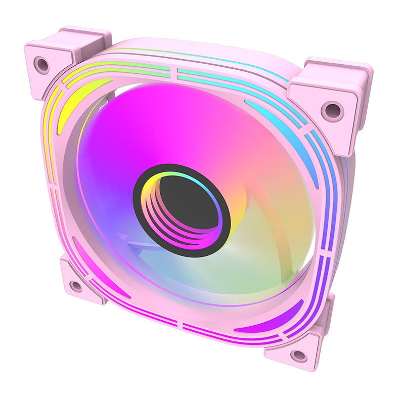 Ventoinha Aigo Darkflash Infinity 24 Pro, ARGB, 120mm, Rosa, INF24PROPK