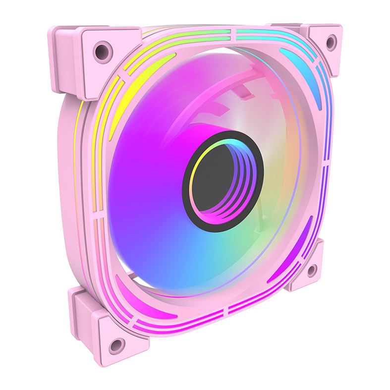 Ventoinha Aigo Darkflash Infinity 24 Pro, ARGB, 120mm, Rosa, INF24PROPK
