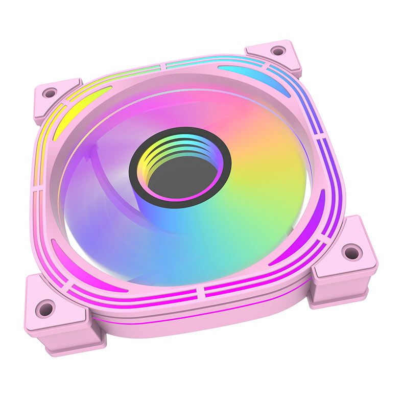 Ventoinha Aigo Darkflash Infinity 24 Pro, ARGB, 120mm, Rosa, INF24PROPK