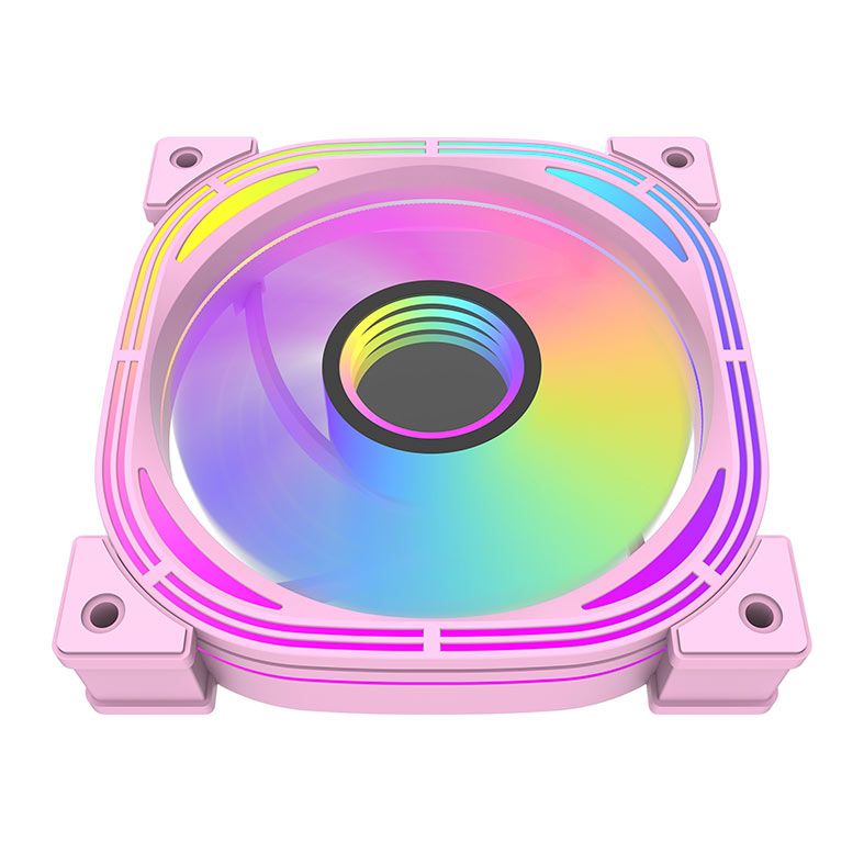Ventoinha Aigo Darkflash Infinity 24 Pro, ARGB, 120mm, Rosa, INF24PROPK