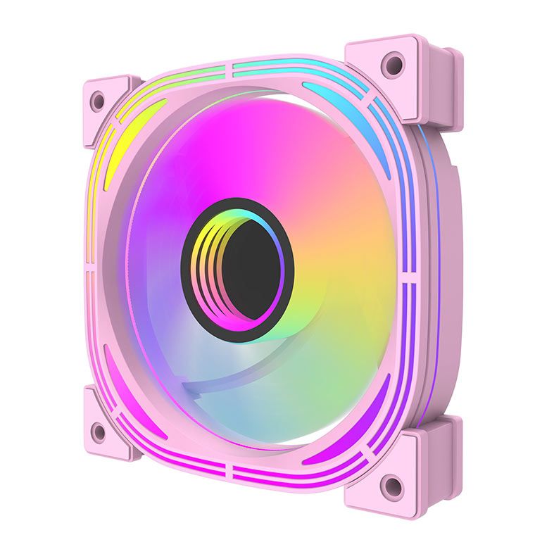 Ventoinha Aigo Darkflash Infinity 24 Pro, ARGB, 120mm, Rosa, INF24PROPK