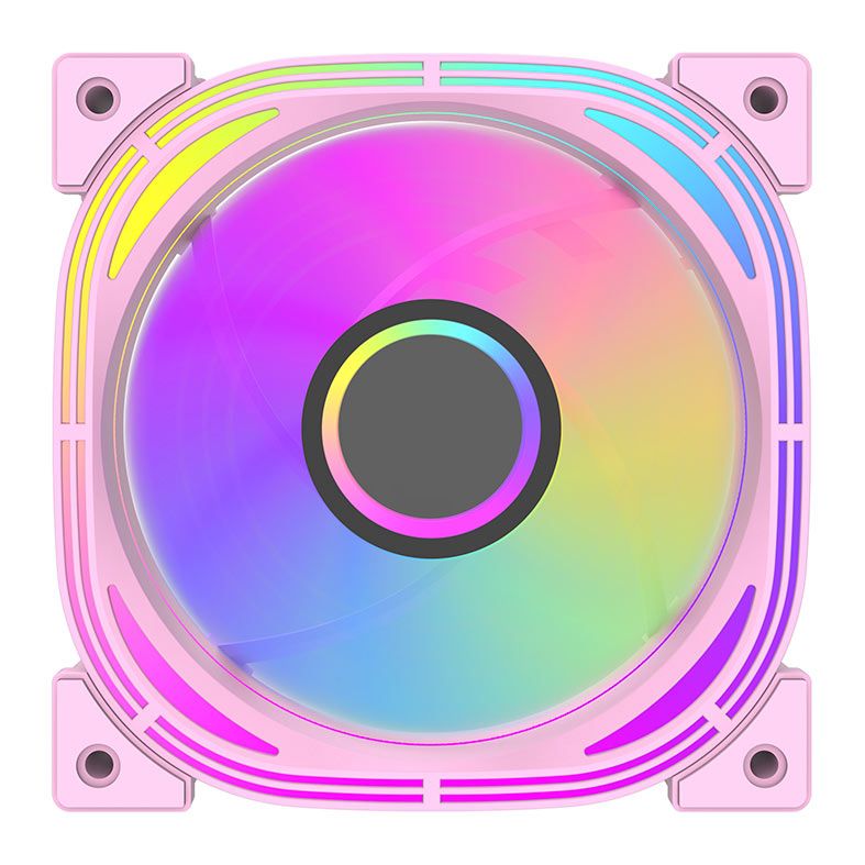 Ventoinha Aigo Darkflash Infinity 24 Pro, ARGB, 120mm, Rosa, INF24PROPK
