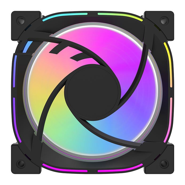 Kit Ventoinhas Aigo DarkFlash Infinity 24se, A-RGB, 5x120mm, Preto, INF24se5in1-BK
