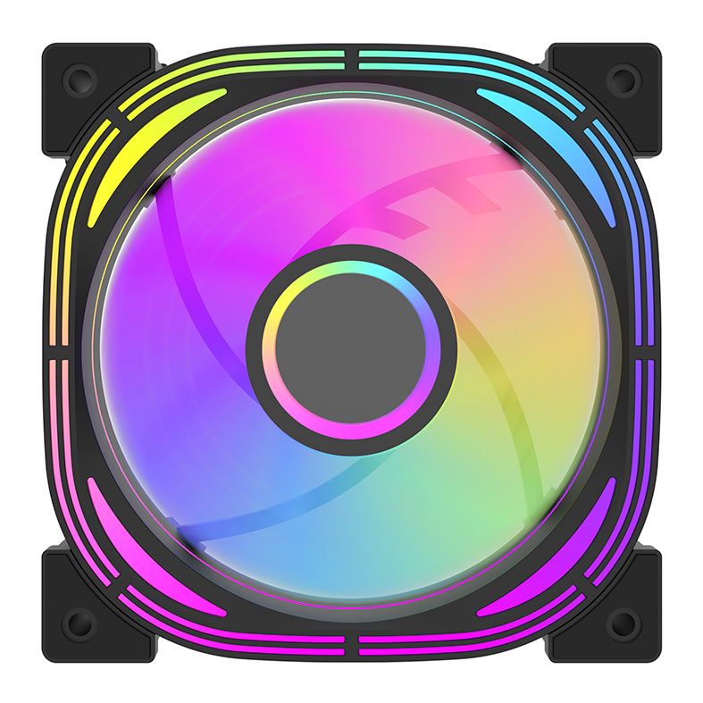 Kit Ventoinhas Aigo DarkFlash Infinity 24se, A-RGB, 5x120mm, Preto, INF24se5in1-BK