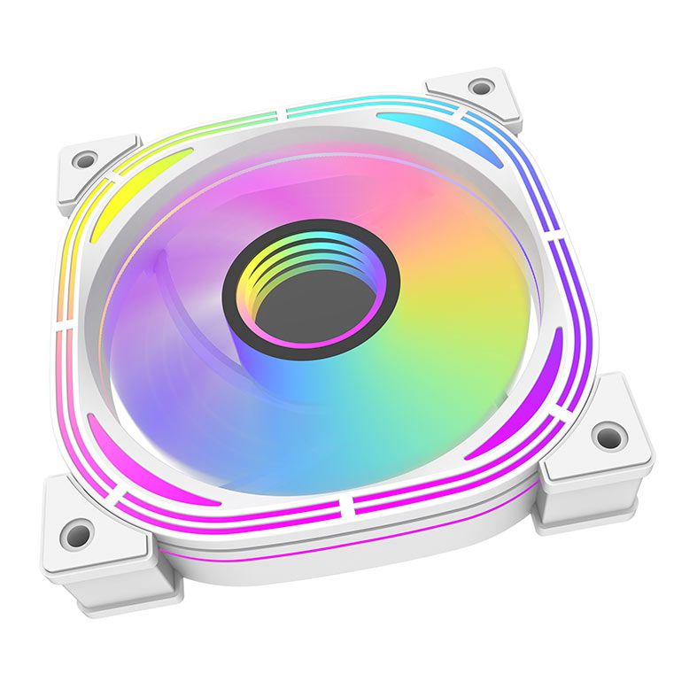 Kit Ventoinhas Aigo DarkFlash Infinity 24se, A-RGB, 5x120mm, Branco, INF24se5in1-WH