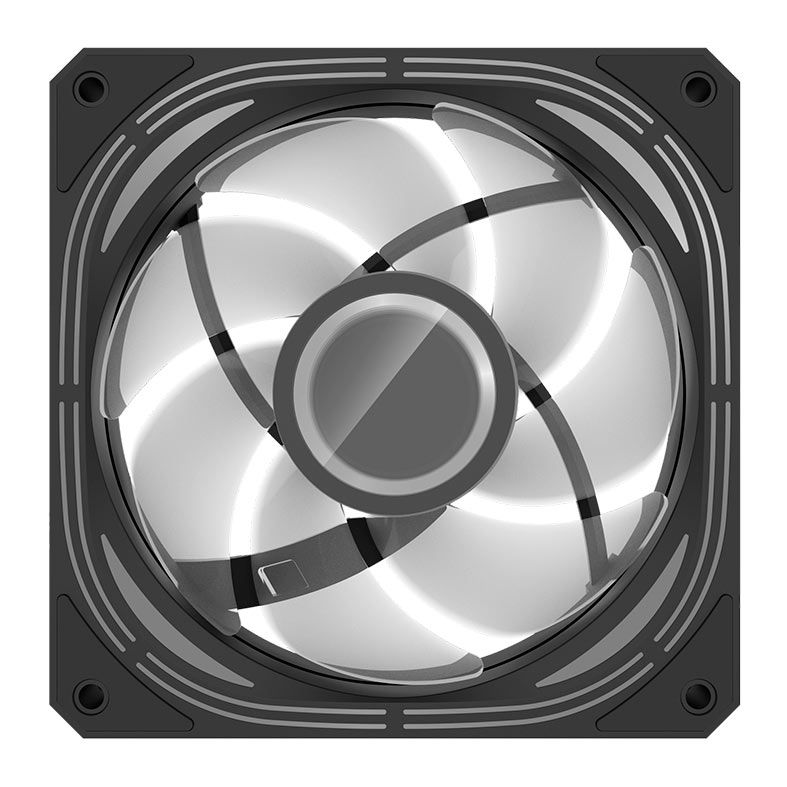 Kit Ventoinhas Aigo Darkflash Infinity 24T, ARGB, 5x120mm, Preto, INF24T-ARGB-5BK
