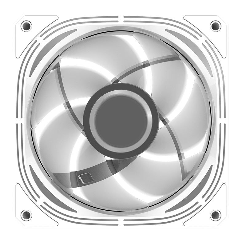 Kit Ventoinhas Aigo Darkflash Infinity 24T, ARGB, 5x120mm, Branco, INF24T-ARGB-5WH
