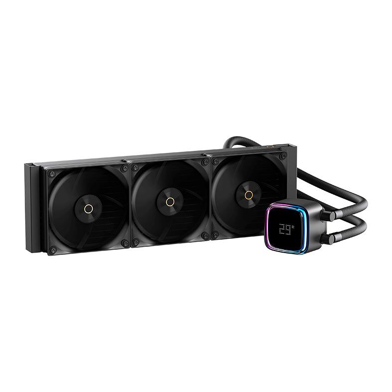 Water Cooler Ocypus Iota L36, ARGB, Com Display, 360mm, Preto, IOTA-L36-BK3ANWNN00X-GL