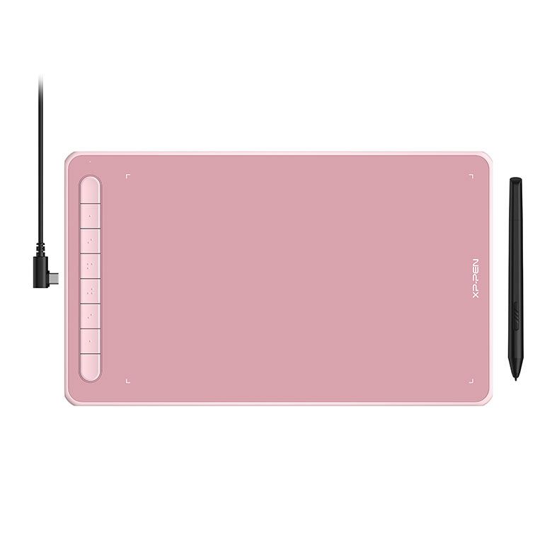 Mesa Digitalizadora XP-Pen Deco L IT1060, Resolucao 5080 LPI, Niveis de Pressao 8192, Rosa, IT1060-PK