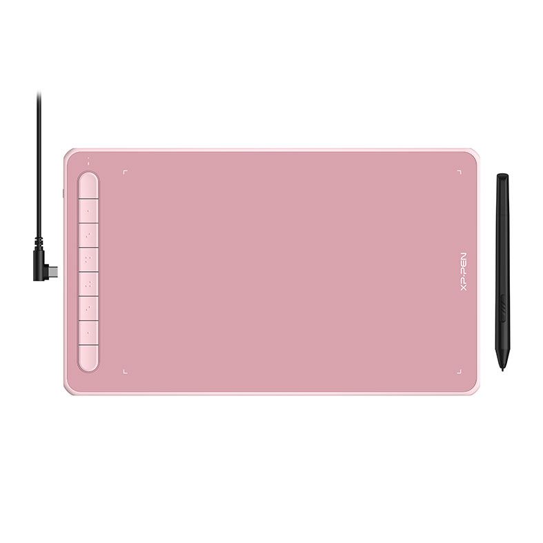 Mesa Digitalizadora XP-Pen Deco LW IT1060B, Resolucao 5080 LPI, Niveis de Pressao 8192, Rosa, IT1060B-PK