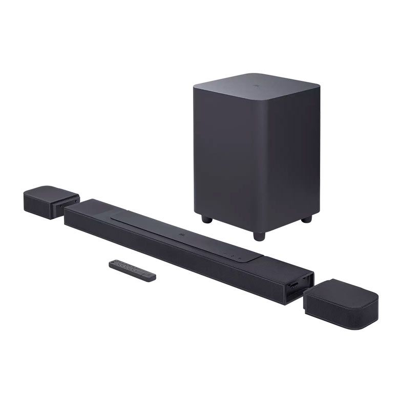 Soundbar JBL Bar 1000, 440W RMS, Bluetooth, HDMI, Preto, JBLBAR1000PROBLKBR