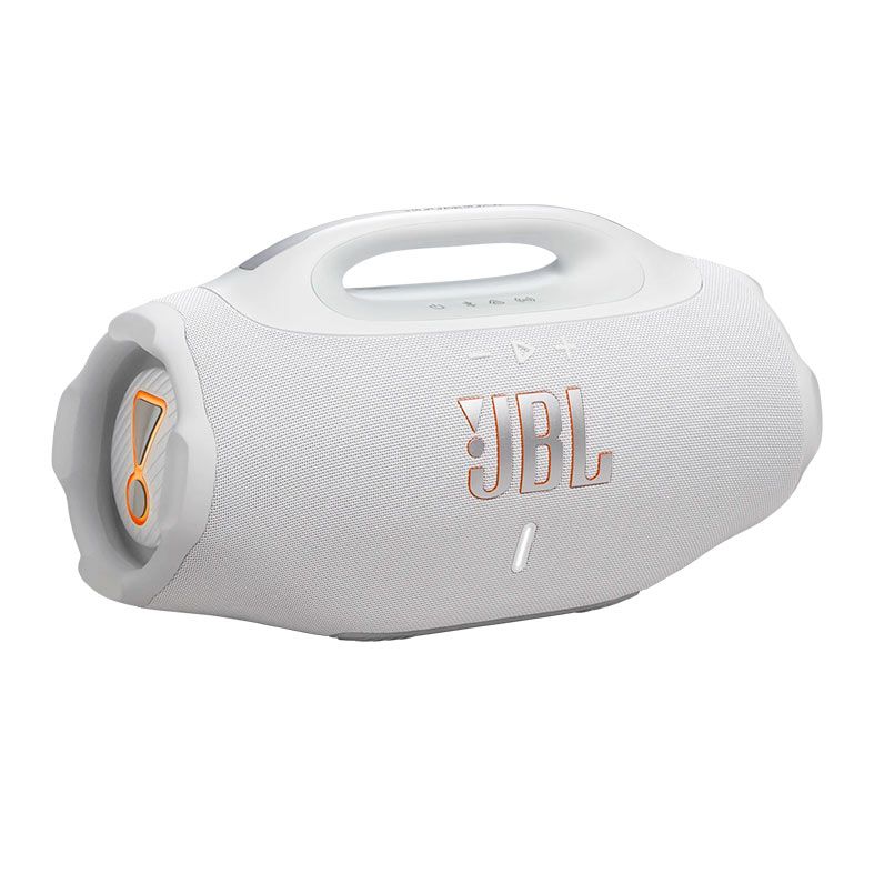 Caixa de Som JBL Boombox 4, 2x100W RMS, Bluetooth, Branco, JBLBOOMBOX4WHT