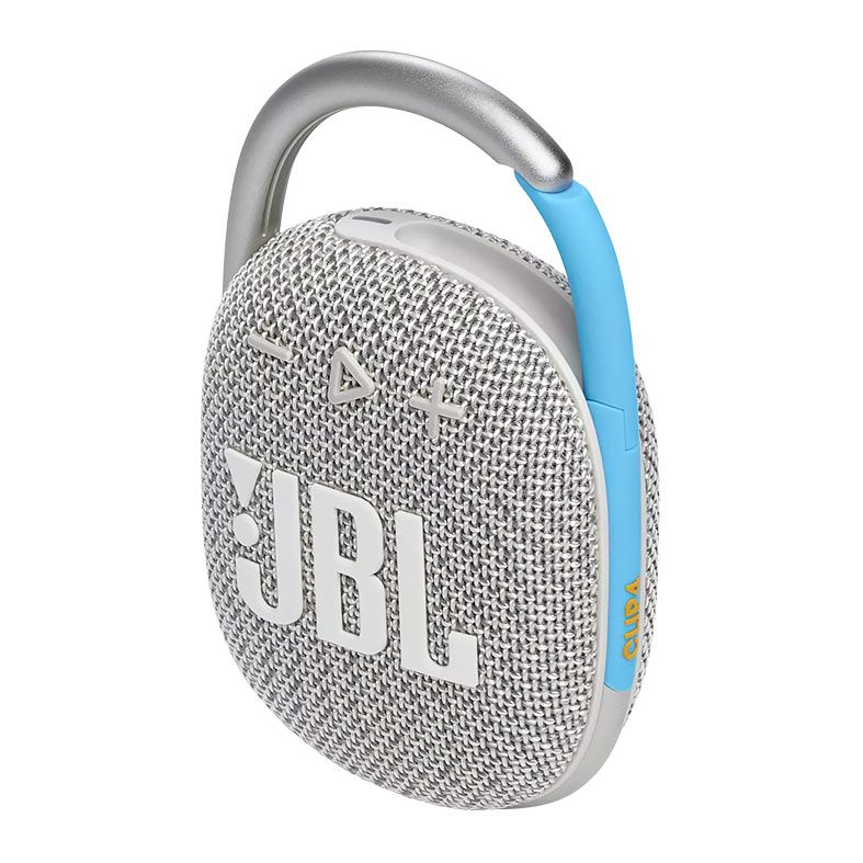Caixa de Som JBL Clip 4 Eco, 5W RMS, Bluetooth, Branca, JBLCLIP4ECOWHT