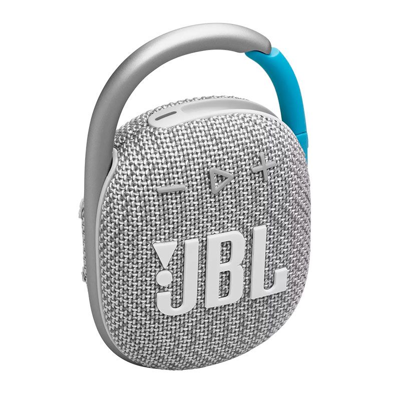 Caixa de Som JBL Clip 4 Eco, 5W RMS, Bluetooth, Branca, JBLCLIP4ECOWHT