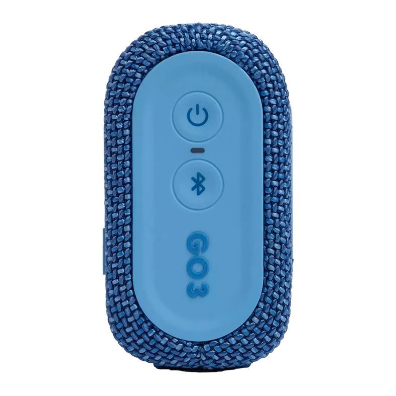 Caixa de Som JBL GO 3 Eco, 4.2W RMS, Bluetooth, Azul, JBLGO3ECOBLU