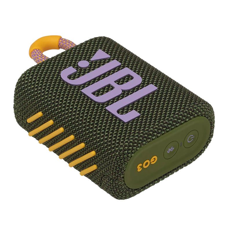 Caixa de Som JBL GO 3 Bluetooth 4.2W Verde, JBLGO3GRN