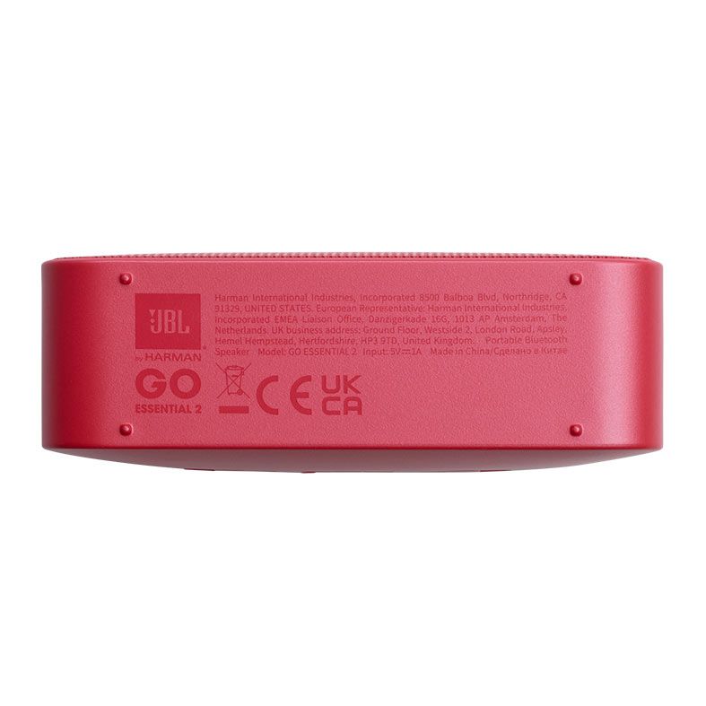 Caixa de Som JBL GO Essential 2, 3W RMS, Bluetooth, Vermelho, JBLGOES2REDBR