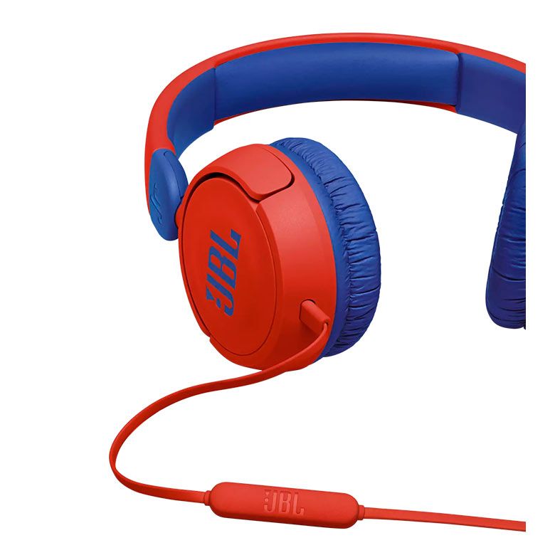 Fone de Ouvido Infantil JBL JR310, Drivers 32mm, Vermelho e Azul, JBLJR310RED