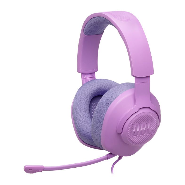Headset Gamer JBL Quantum 100M2, Drivers 40mm, Roxo, JBLQTUM100M2PUR