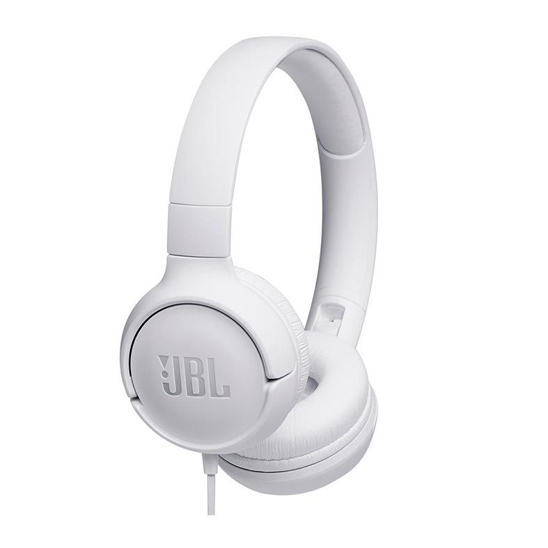 Fone de Ouvido JBL Tune 500 Pure Bass Branco, JBLT500WHT