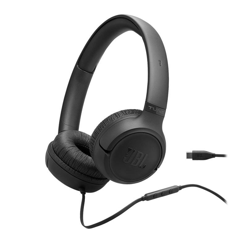Headphone JBL Tune 530C, Drivers 33mm, Tipo-C, Preto, JBLT530CBLK