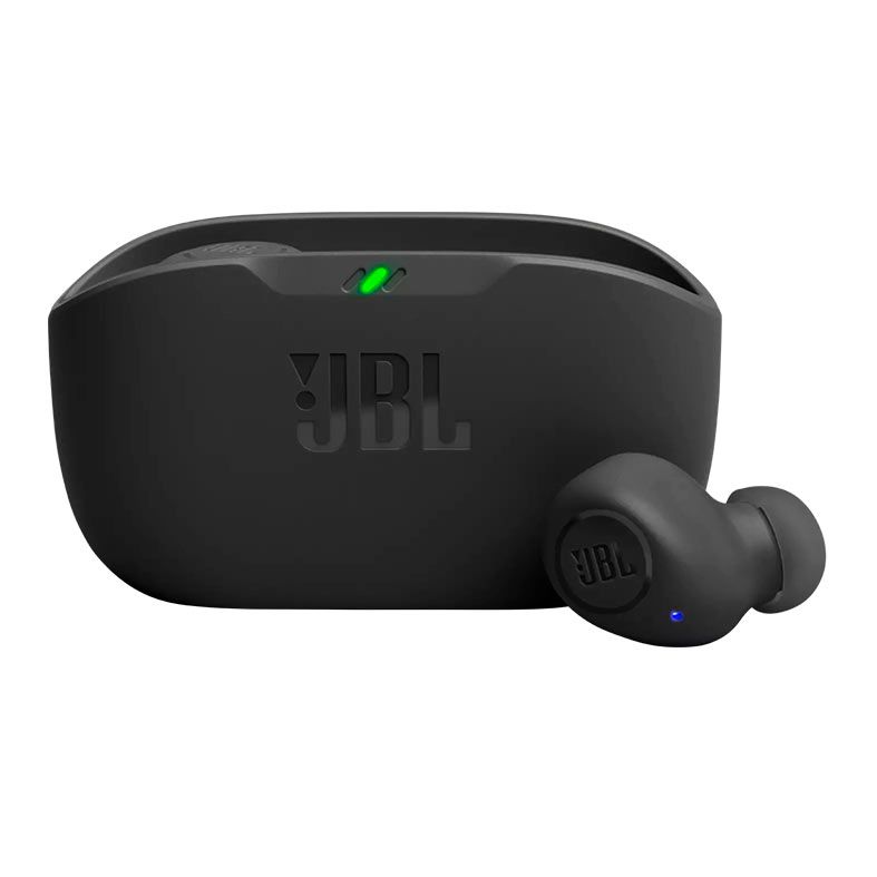 Fone de Ouvido Intra-Auricular JBL Wave Buds TWS, Bluetooth, Preto, JBLWBUDSBLK