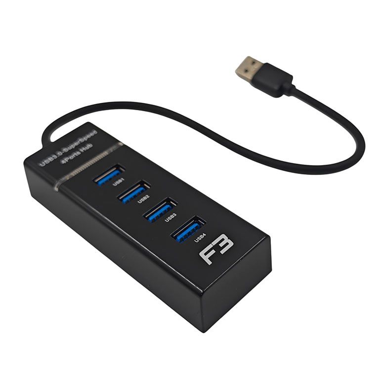 HUB F3 4 Portas USB 3.0, JC-HUB304